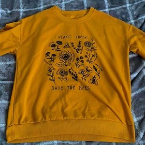 Plant These, Save the Bees crewneck